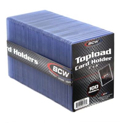 BCW Topload Card Holder 3 x 4 (100)