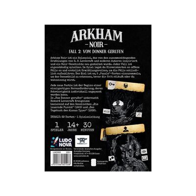 Arkham Noir &ndash; Fall 2: Vom Donner gerufen (DE)