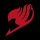 Fairy Tail Snapback Cap Emblem Schwarz&Rot