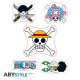 One Piece Stickers Straw Hat Crew Emblems16 x 11 cm (2 Sheets)