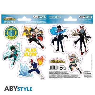 My Hero Academia Stickers Heroes Villains 16 x 11 cm (2 Sheets)