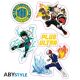 My Hero Academia Stickers Heroes Villains 16 x 11 cm (2 Sheets)