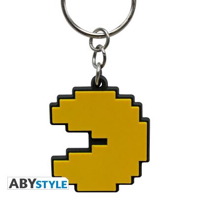 Pac-Man PVC Keychain