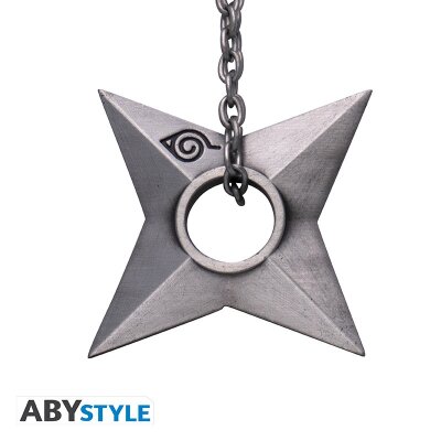 Naruto Shippuden 3D Keychain "Shuriken Konoha"