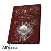 Harry Potter A5 Notebook "Marauders Map"