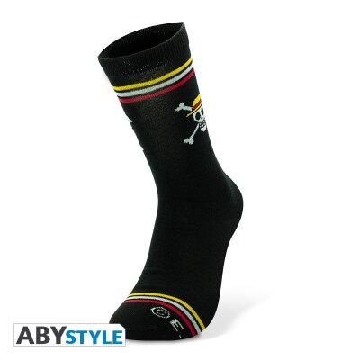 One Piece Socken Strohhutbande Logo