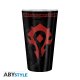 World of Warcraft Large Glass Horde