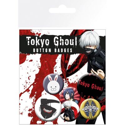 Tokyo Ghoul Badge Pack Mix