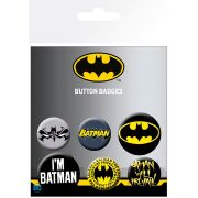 DC Comics Ansteck-Buttons Batman