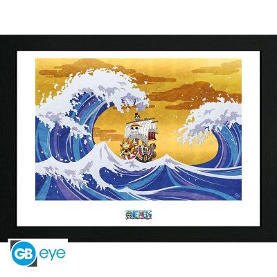 One Piece Framed Print Thousand Sunny 30 x 40 cm