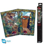 Jurassic Park Chibi Poster-Set "Gates and...