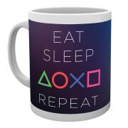 Playstation Mug Eat, Sleep, Repeat