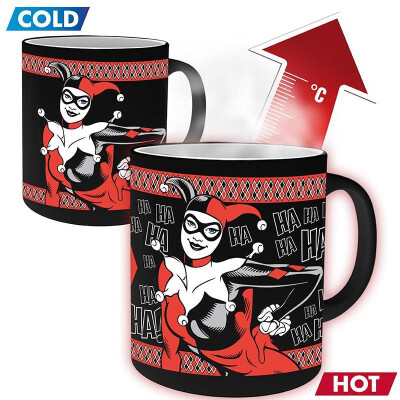 DC Comics Tasse mit Thermoeffekt Harley Quinn Psychotic