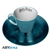Harry Potter Spiegel-Tasse & Teller Patronus