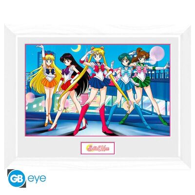 Sailor Moon Poster im Rahmen Group 30 x 40 cm