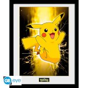 Pokémon Framed Print Pikachu 30 x 40 cm
