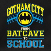 Batman Rucksack "BATCAVE TO SCHOOL"