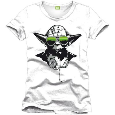 T-Shirt - Yoda Cool, Weiß