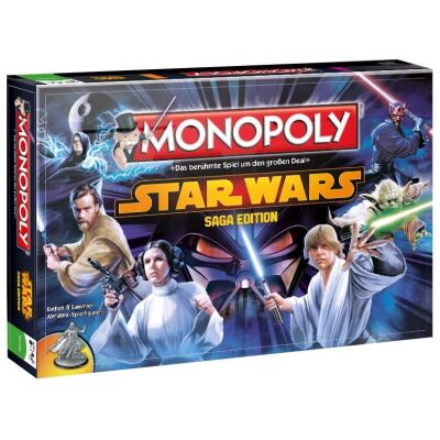 Board Game - Monopoly Saga Edition (German Version) - STAR WARS