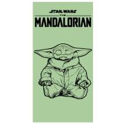 Star Wars The Mandalorian Cotton Beach Towel Green