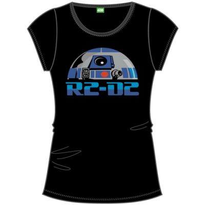 T-Shirt - R2-D2, Black, Ladies