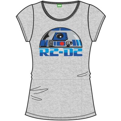 T-Shirt - R2-D2, grey, Ladies