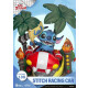 Lilo & Stitch D-Stage PVC Diorama Stitch Racing Car Closed Box Version 15 cm