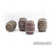 Wooden Barrels Set 3 - Big Barrels (4)