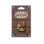 Heroes of Barcadia Liquornomicon Pin