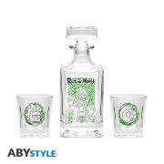 Rick & Morty Gift Set Decanter with Glasses...