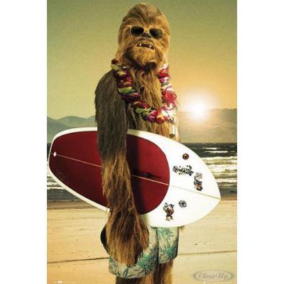 Poster - Chewbacca Surfin