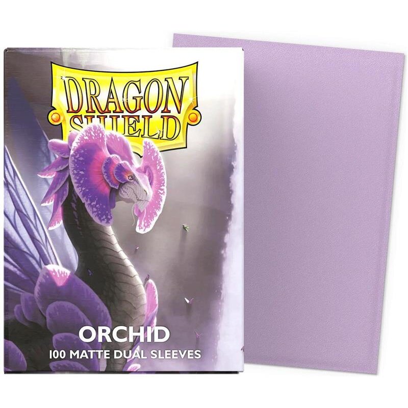 Dragon Shield Standard Sleeves - Dual Matte Orchid (100 Sleeves)