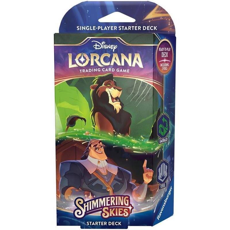 Disney Lorcana: Himmelsleuchten Starter-Deck (EN) Smaragd/Stahl