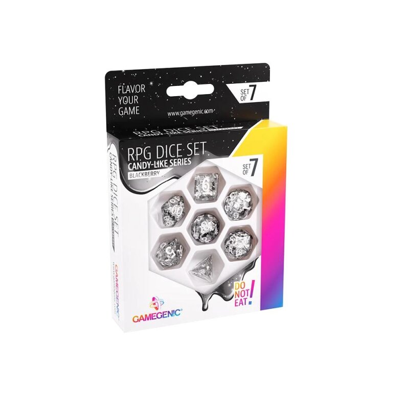 Candy-like Series - Blackberry - RPG Dice Set (7)