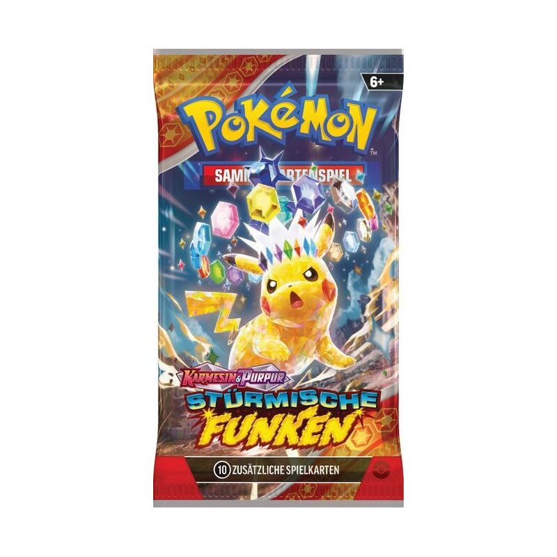 Pokémon Sammelkartenspiel Stürmische Funken Booster-Pack (DE)