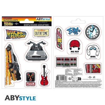 Back to the Future Stickers Time Travel 16 x 11 cm (2...