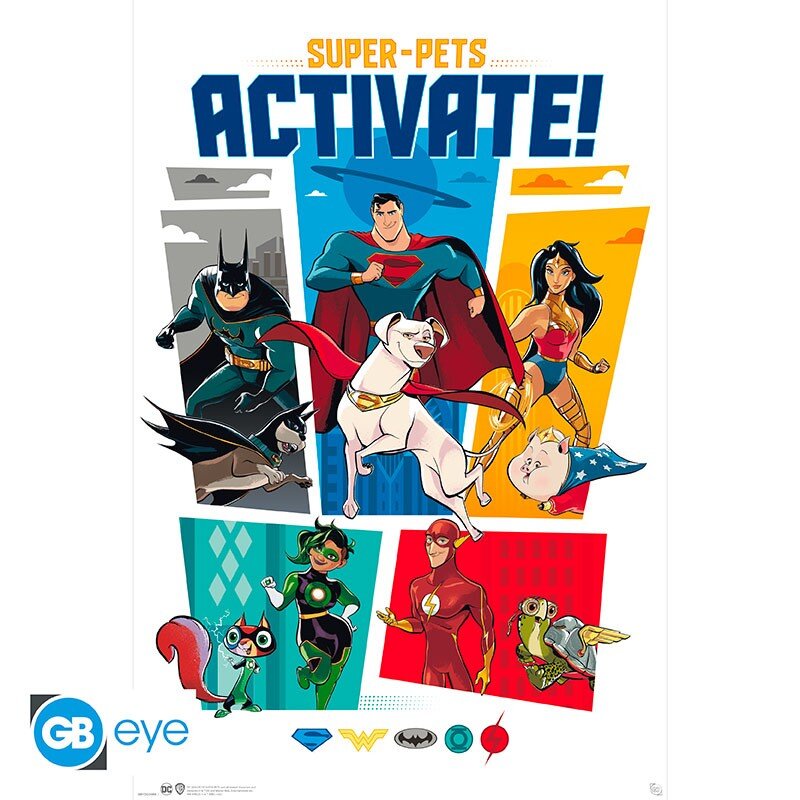 DC Comics Maxi-Poster "League of Superpets Activate" 91,5 x 61 cm