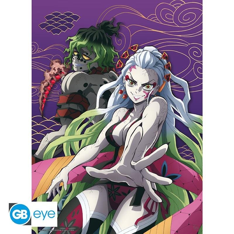 Demon Slayer Chibi-Poster "Daki & Gyutaro" 52 x 38 cm