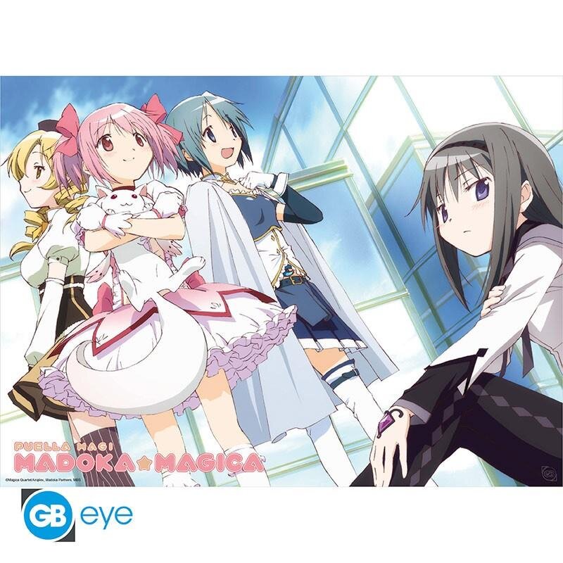 Puella Magi Madoka Magica Chibi Poster "Madoka & Group"