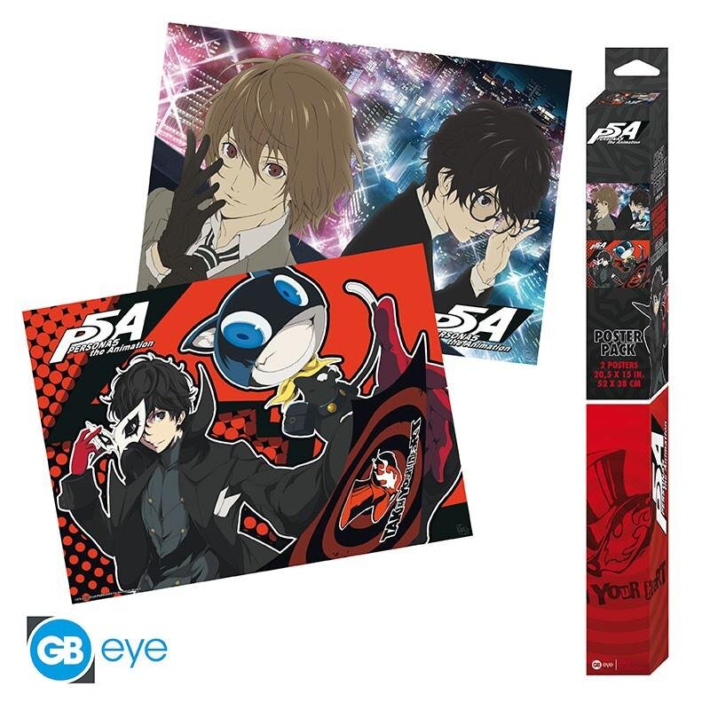 Persona 5 Chibi Poster-Set "Series 1" 52 x 38 cm