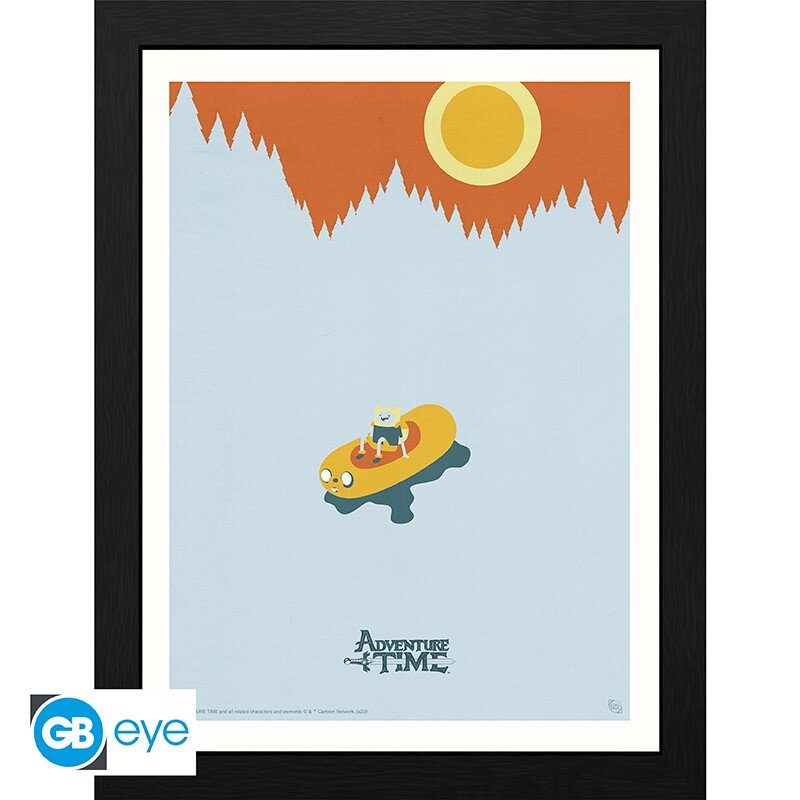 Adventure Time Framed Print "Adventure" 30 x 40 cm