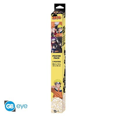 Naruto Shippuden Chibi Poster-Set "Konoha Ninjas & Deserters" 52 x 38 cm