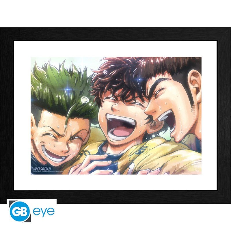 Ao Ashi Poster im Rahmen "Victory" 30 x 40 cm