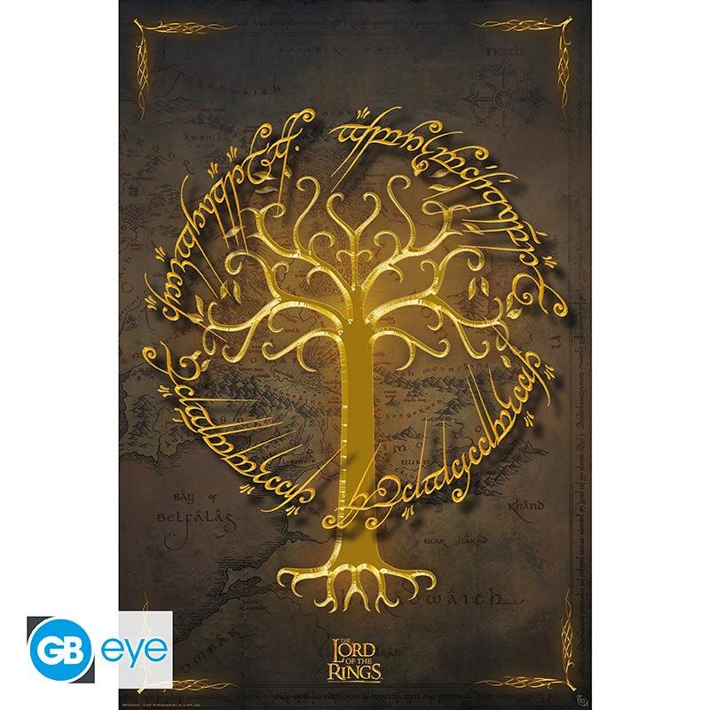 Lord of the Rings Maxi Poster "White Tree" (Foil) 91,5 x 61 cm