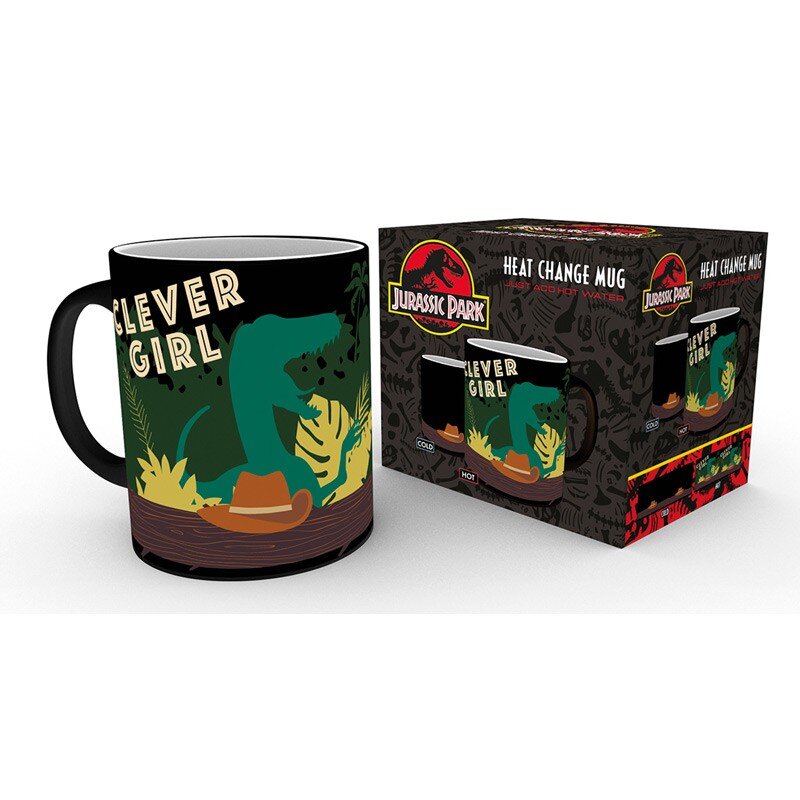 Jurassic Park Tasse mit Thermoeffekt "Clever Girl"