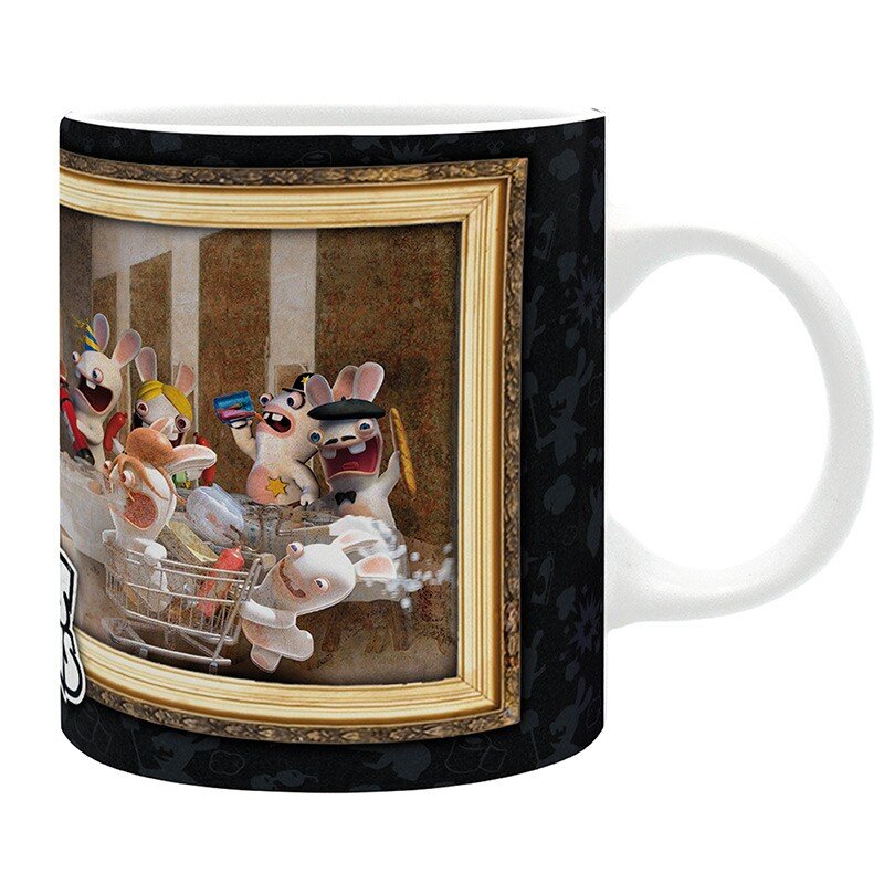 Raving Rabbits Tasse "Scene"