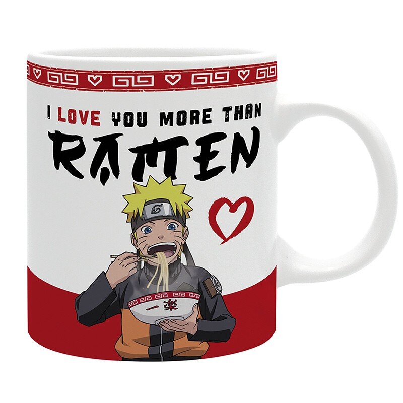 Naruto Shippuden Mug "I love you more than ramen"