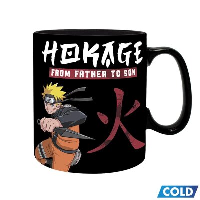 Naruto Shippuden Tasse mit Thermoeffekt "From Father to Son"