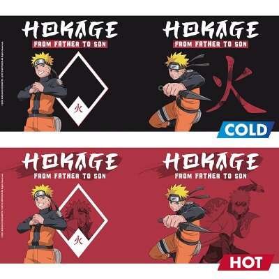Naruto Shippuden Tasse mit Thermoeffekt "From Father to Son"