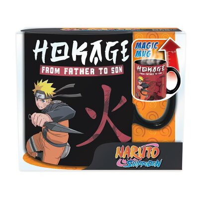 Naruto Shippuden Tasse mit Thermoeffekt "From Father to Son"